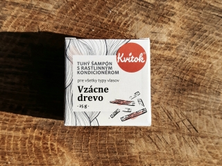 Tuhý šampon - Vzácné dřevo 25 g