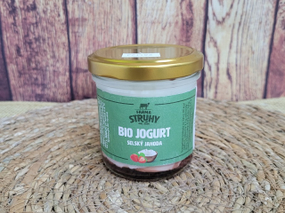 BIO Selský jogurt jahoda 140 g