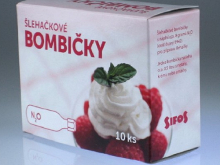 Šlehačkové bombičky - včetně těla