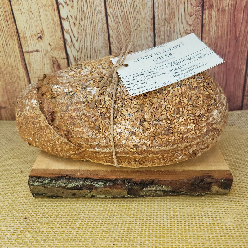 Alternativa Bakery - Kváskový chléb zrnný 630 g