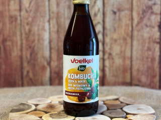 BIO kombucha višeň - máta 0,33 l