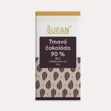 Šufan BIO 90% čokoláda s Maldonskou solí 70 g