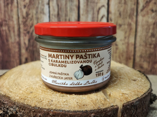 Paštika játrová s karamel. cibulkou 150 g